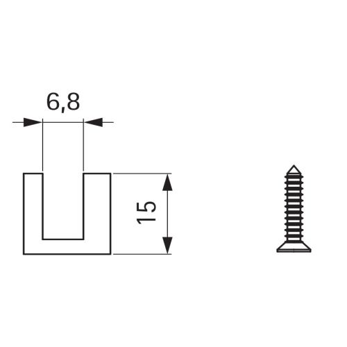 Комплект тримачів вертикального скла 4-6мм, чорний (пластик) (упак.-8шт.) Комплект тримачів вертикального скла 4-6мм, чорний (пластик) (упак.-8шт.)