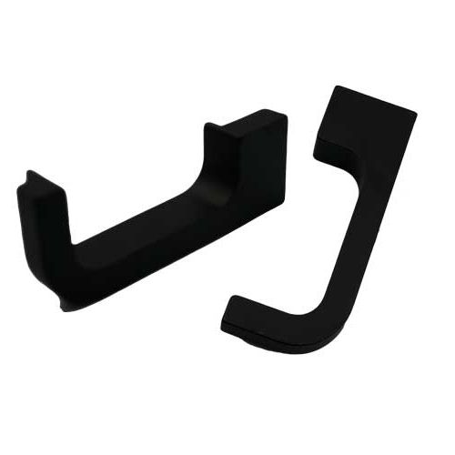 Заглушка відкрита до профіля Gola L пiд LED права, чорн. (алюм.) Заглушка відкрита до профіля Gola L пiд LED права, чорн. (алюм.)