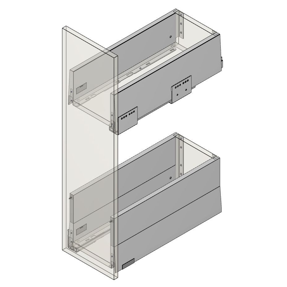 SPACE TWIN, царга MERIVOBOX, NL=550мм, 40кг, KE, IG-M, з BOXCAP SPACE TWIN, царга MERIVOBOX, NL=550мм, 40кг, KE, IG-M, з BOXCAP