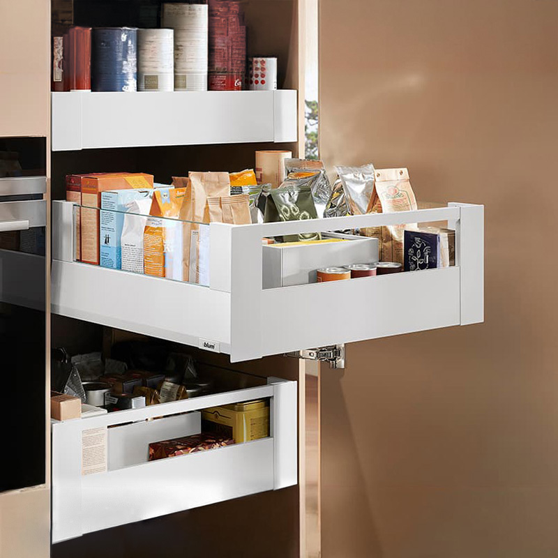 MERIVOBOX, 500 мм, 40 кг, E, з BOXCOVER, TIP-ON BLUMOTION, SW-M (білий шовк) MERIVOBOX, 500 мм, 40 кг, E, з BOXCOVER, TIP-ON BLUMOTION, SW-M (білий шовк)