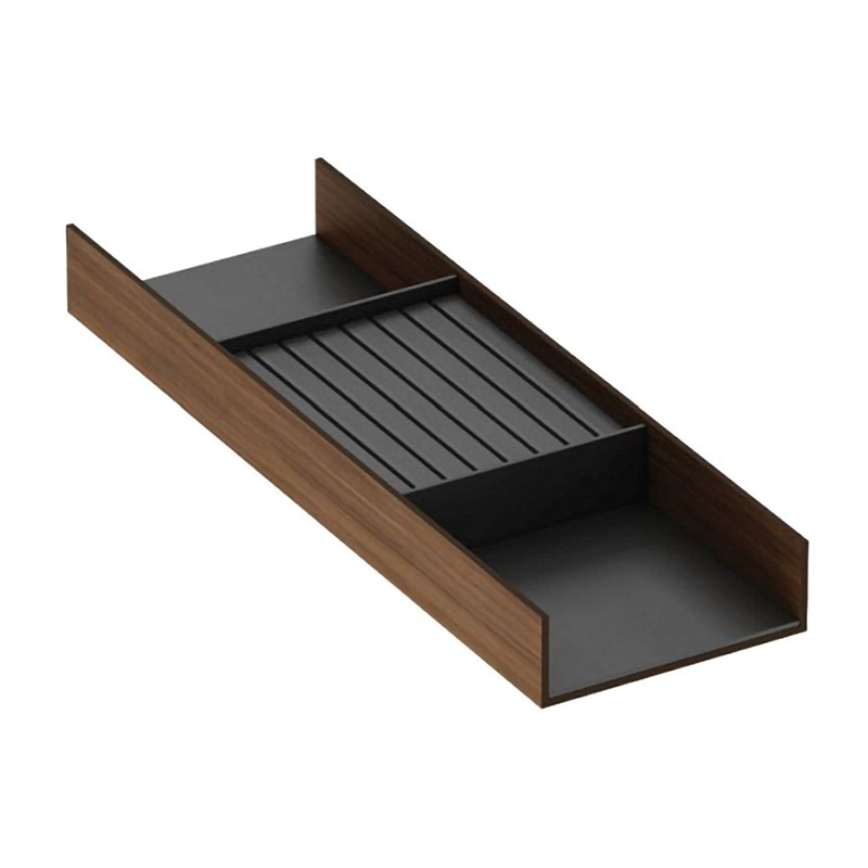 Лоток для ювелірних прикрас 472х150мм, горіх Canaletto+антрацит Лоток для ювелірних прикрас 472х150мм, горіх Canaletto+антрацит