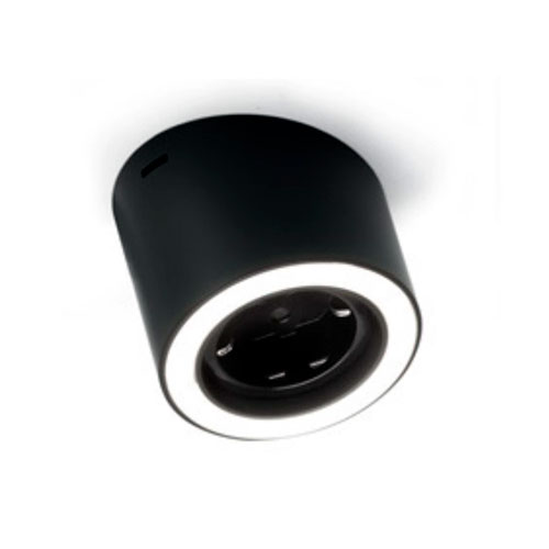LED-cветильник UNIKA SCK 4,5W 24V SWW F46, с розеткой Schuko, черный (теплый свет)