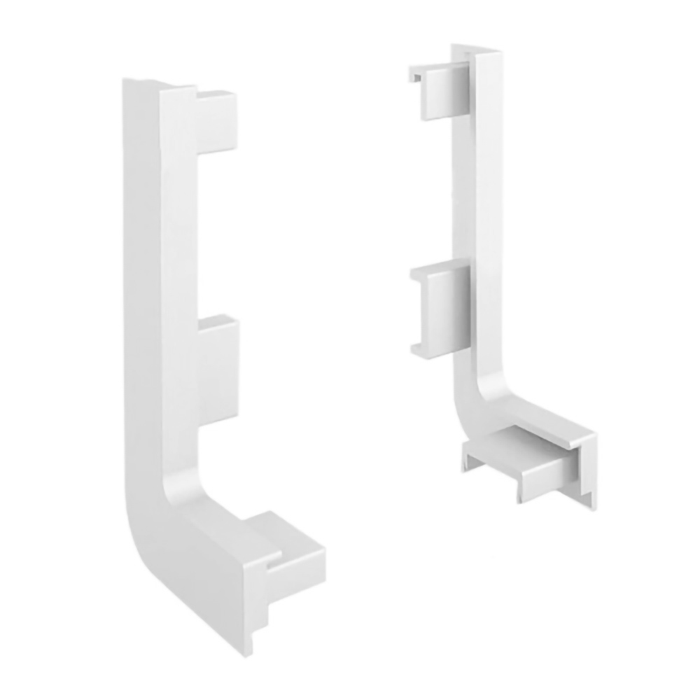 К-т зовнішніх заглушок до профіля Gola L, білий (пласт.) К-т зовнішніх заглушок до профіля Gola L, білий (пласт.)