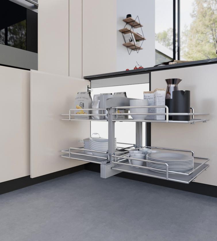 Мех-м висувний Elite для фасаду 450мм, хром Мех-м висувний Elite для фасаду 450мм, хром