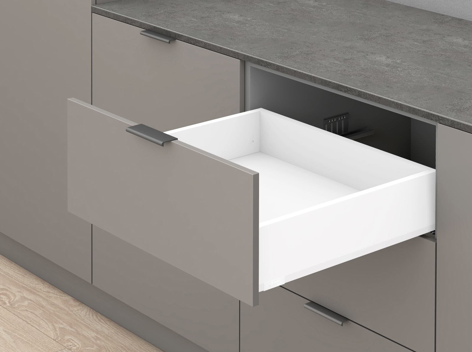 MERIVOBOX, 300 мм, 40 кг, K, BLUMOTION, SW-M (білий шовк) MERIVOBOX, 300 мм, 40 кг, K, BLUMOTION, SW-M (білий шовк)