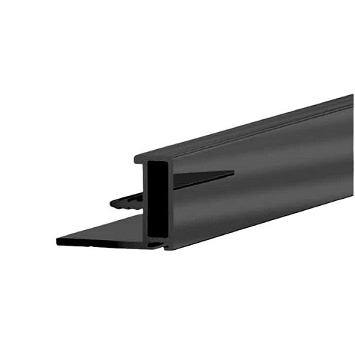 Контр-ручка H=2800мм зі щіткою, для товщини 18-19мм, чорний (алюм.)
