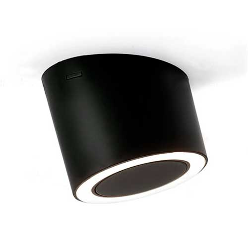 LED-cветильник UNIKA SLAVE 4,5W 24V SWW F46, черный (теплый свет)