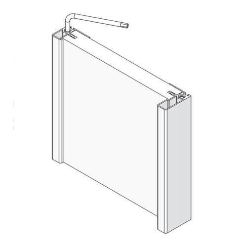 Профіль-ручка замикаючий ST401 з вирівнювачем TN601 L=2600мм, алюміній (для дверей 19мм) Профіль-ручка замикаючий ST401 з вирівнювачем TN601 L=2600мм, алюміній (для дверей 19мм)