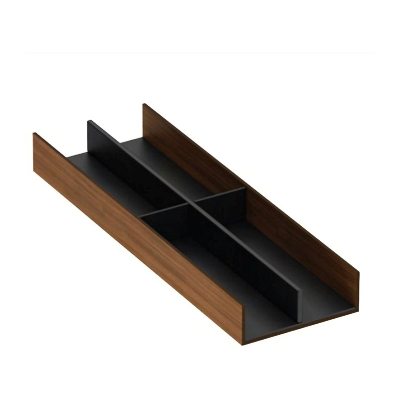 Органайзер для окулярів 150х472х50мм, Горіх Canaletto + Антрацит Органайзер для окулярів 150х472х50мм, Горіх Canaletto + Антрацит