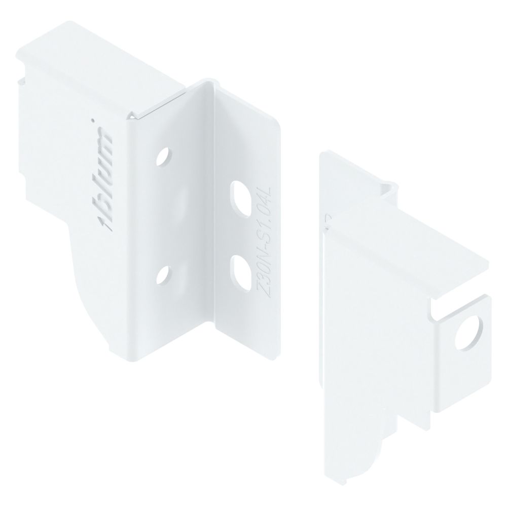 Кріпл. задньої стінки TANDEM N, ліве+праве, білий шовк Кріпл. задньої стінки TANDEM N, ліве+праве, білий шовк