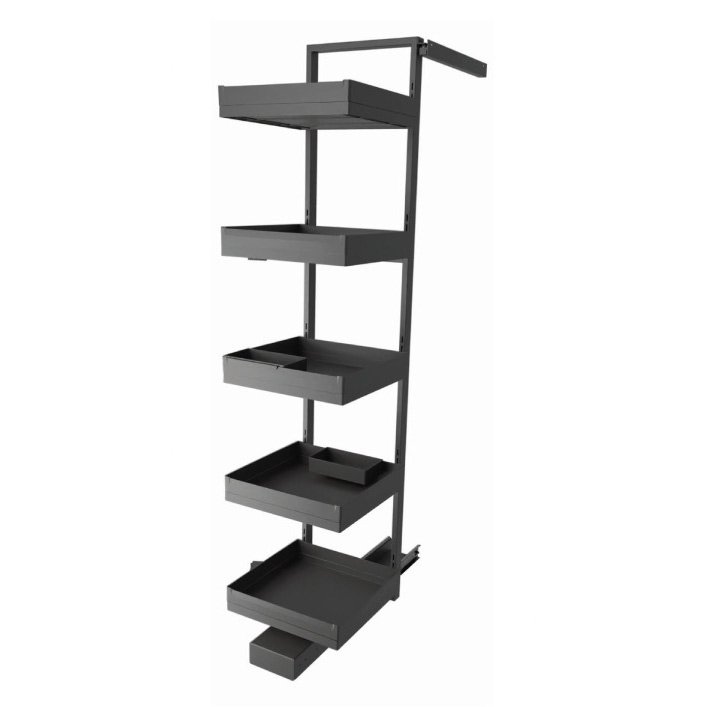 Колона 500 Sous-Chef розпашна, W=435мм, H=1906мм, метал, сірий оріон Колона 500 Sous-Chef розпашна, W=435мм, H=1906мм, метал, сірий оріон